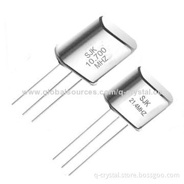 Crystal Filters, Used for Wireless Telemetry, Wireless LANs, PCs and MoreNew
